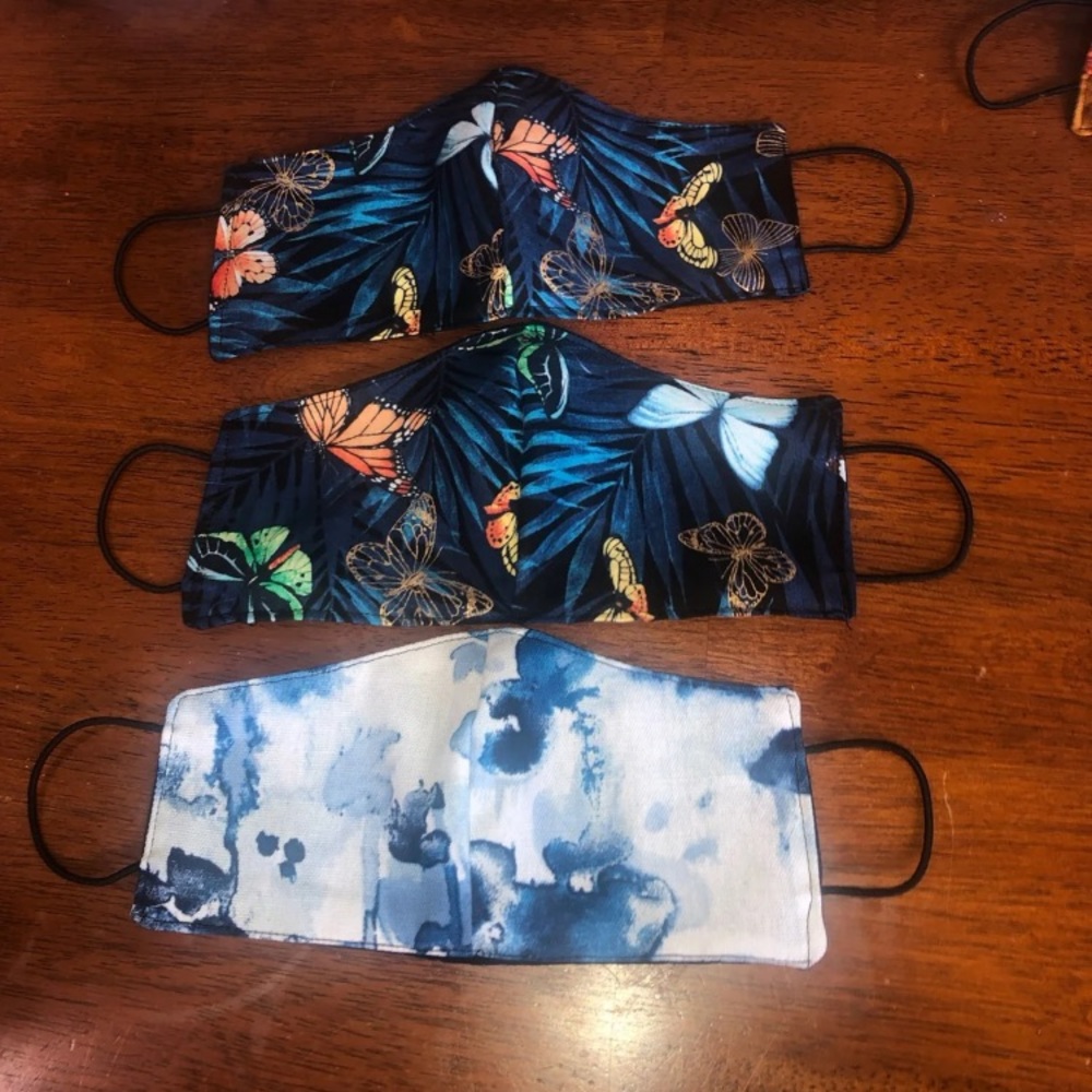 Bundle face mask handmade butterfly